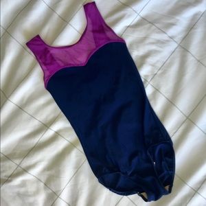 Like New Elevé Mesh Leotard Size M